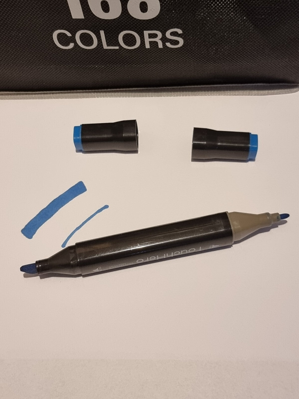 168 Farben Zwei Spitzen Filzstift Set mit Tragetasche