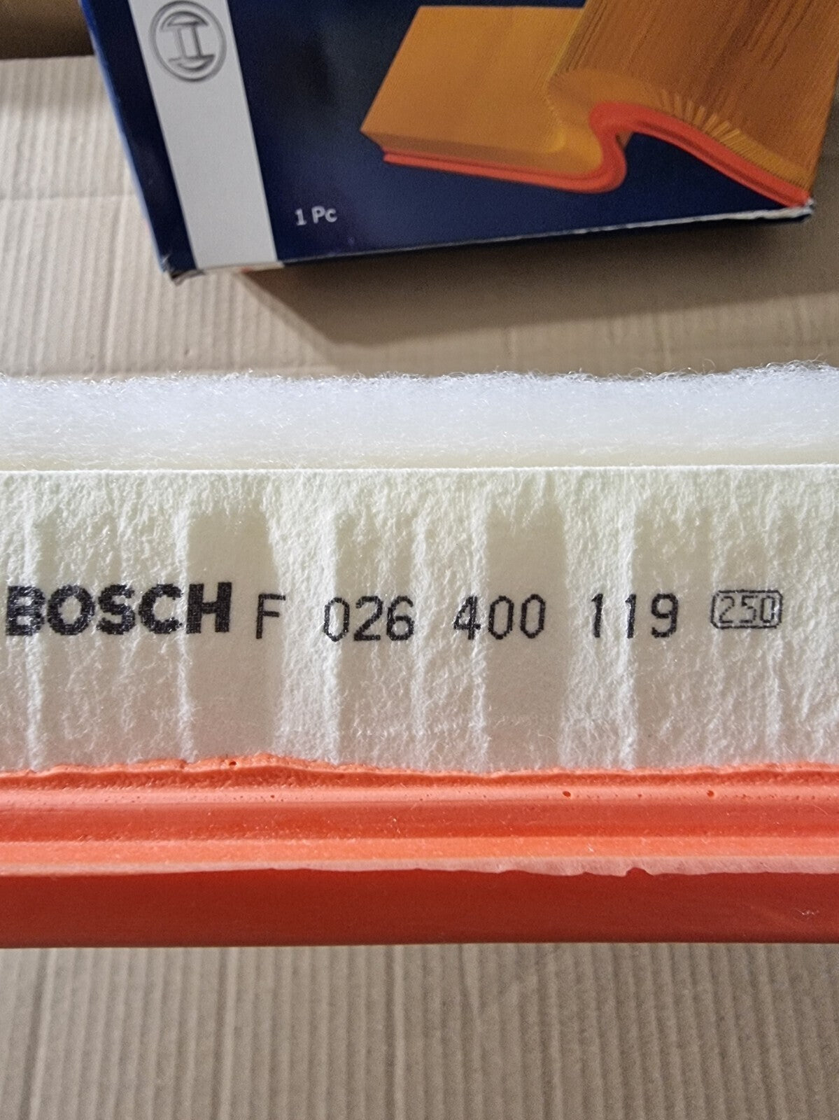 Bosch S0119 Luftfilter – saubere Luft, hohe Nass- und Reißfestigkeit