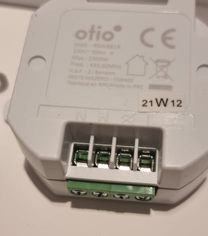 Otio Set: Steuerung für elektrische Heizung Thermostat 751062