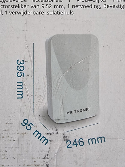 Metronic DVBT Außenantenne 43 dB und Verstärker kompatibel mit Full HD / 4K