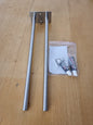 MEIJO Handtuchhalter mit oder ohne Bohren aus Edelstahl 39cm Silber