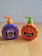 2x Halloween-Handseifen mit Spinnennetzmotiv, 400 ml je Spender