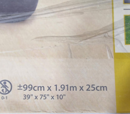 Intex Luftmatratze Dura-Beam Standard High 99x191x25 cm -grau-