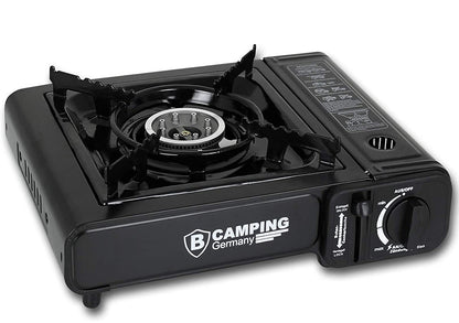 Campingkocher mit Aluminium-Brenner 2,1 kW für 227g Butangas-Kartuschen