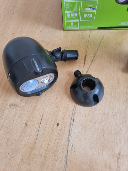 Mr Beams MBN352-BRN LED Funkstrahler 2er Set NetBright IP66 Bewegungsmelder
