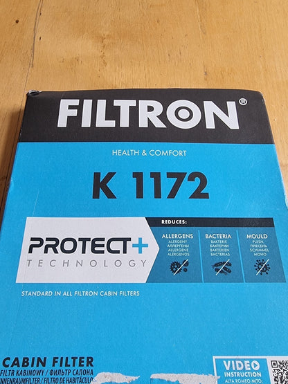 FILTRON K 1172 Innenraumfilter/Kabinenluftfilter - für PKW + TRANSPORTER