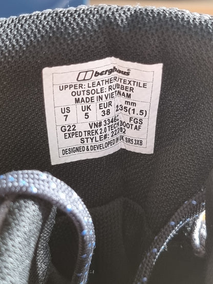 Berghaus Damen-Wanderstiefel Expeditor Trek 2.0, wasserdicht, Leder Größe 38