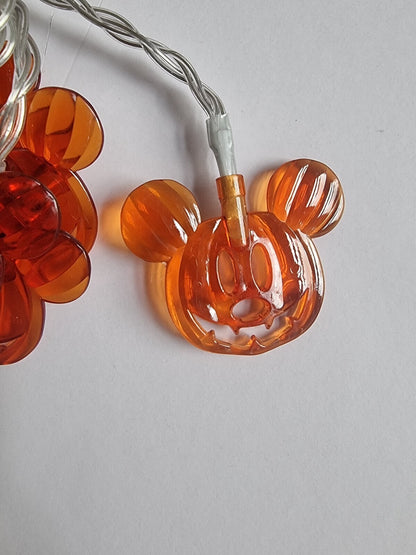 3er-Set Disney LED-Lichterketten, Halloween, je 10 Lichter, batteriebetrieben