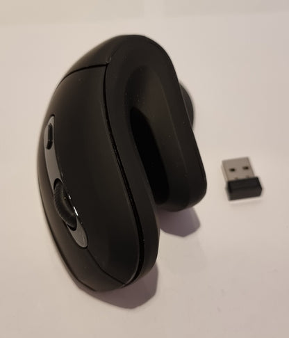 Mars Gaming MMW-ERGOPRO Vertikale Maus, 3200 DPI, 6 Tasten, Schwarz