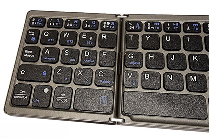 MoKo Faltbare Multi-Bluetooth Tastatur mit Touchpad & Ziffernblock auf Spanisch
