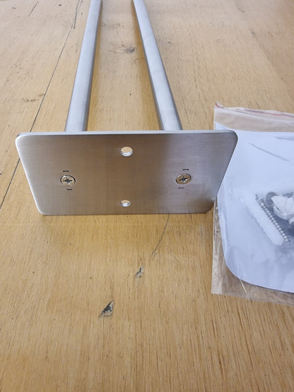 MEIJO Handtuchhalter mit oder ohne Bohren aus Edelstahl 39cm Silber