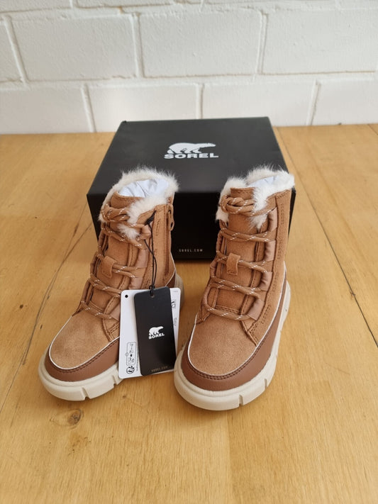 SOREL Kinderstiefel Little Explorer III wasserdicht, Wildleder Größe 25