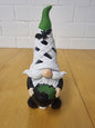 Halloween Dekofigur LED Farbwechsel 29 cm Geist Skelett Wichtel Grabstein RIP