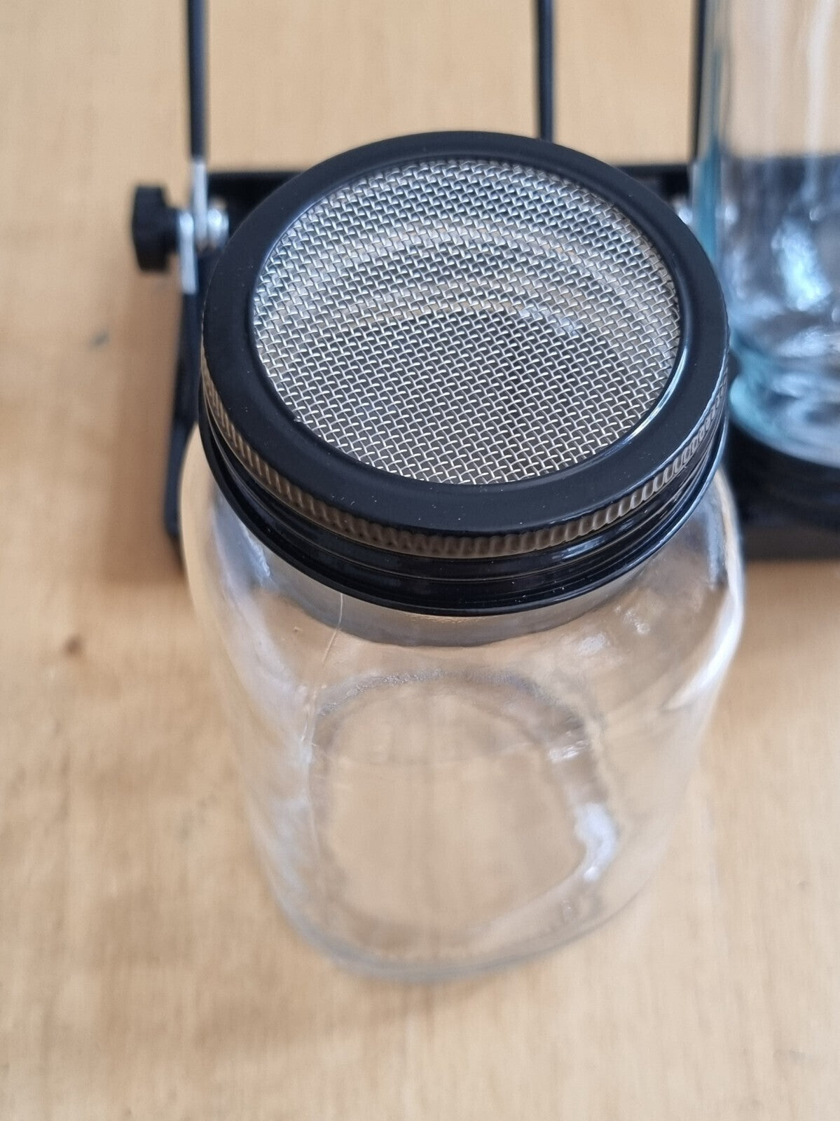 ecooe Sprossen Keimglas Schwarz 2er Set 1 Wasserschale 2 Filtergitterabdeckungen