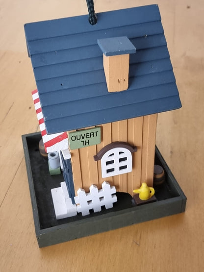 Vogelfutterhaus, Futterstelle Holz, zum Aufhängen 23,5x18x18 cm