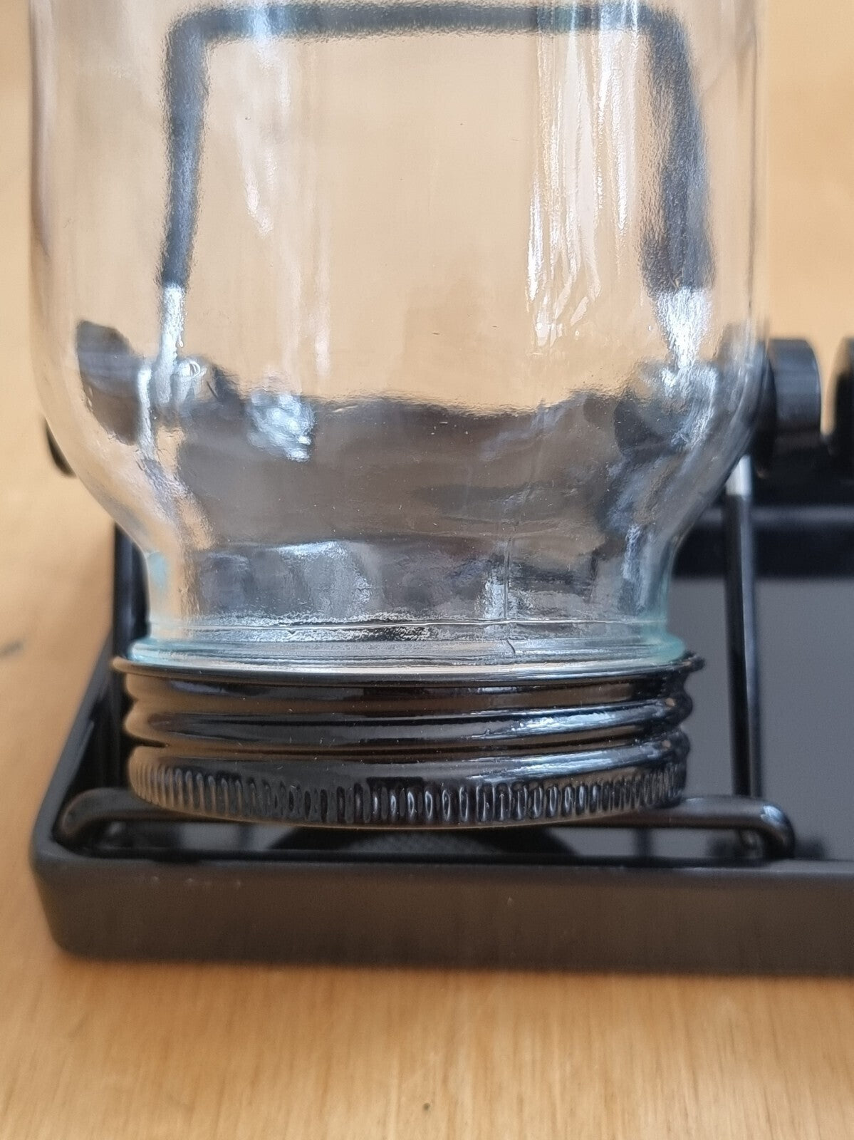 ecooe Sprossen Keimglas Schwarz 2er Set 1 Wasserschale 2 Filtergitterabdeckungen