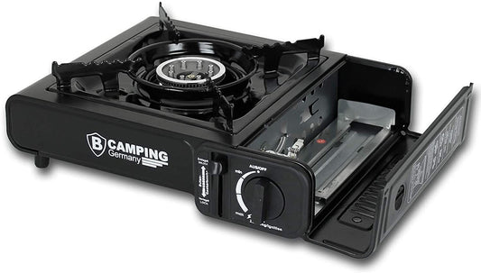 Campingkocher mit Aluminium-Brenner 2,1 kW für 227g Butangas-Kartuschen