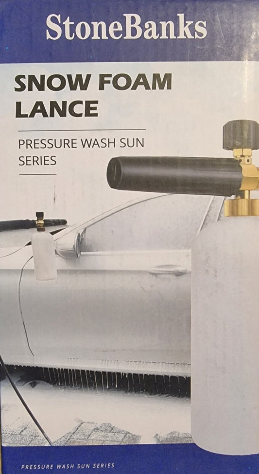 StoneBanks Einstellbare Schaumlanze für Kärcher K-Serie – 1L Schaumdose