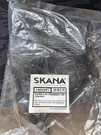2x Skana Schlauch 15 x 600-6 mit Winkelventil, schwarz Original Verpackt 7402297