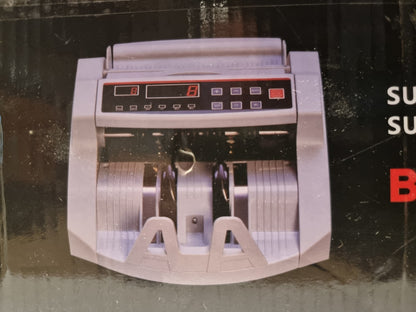 Geldscheinzählmaschine mit 2. Display und Falschgelddetektor neuwertig unbenutzt