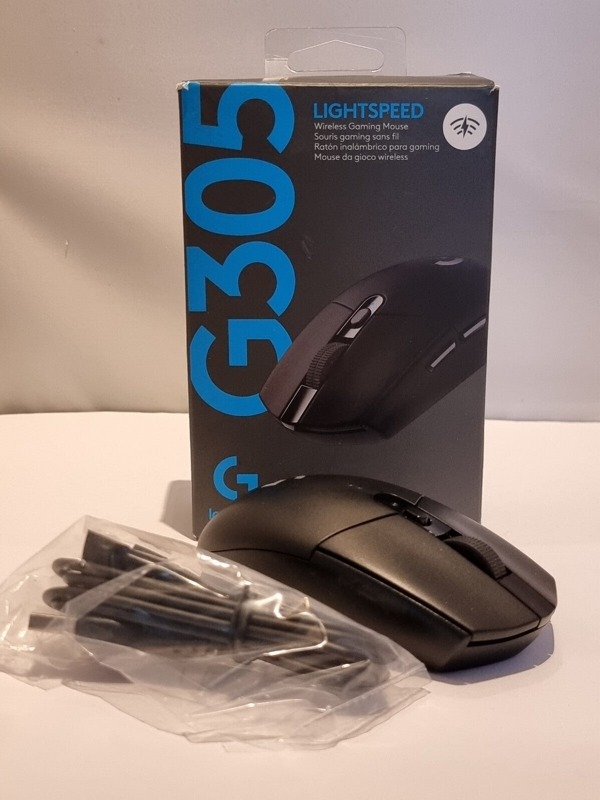 Logitech G305 LIGHTSPEED Wireless Gaming Maus HERO Sensor Schwarz