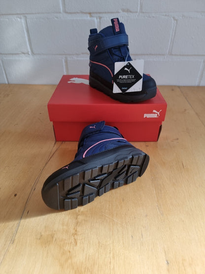 PUMA Baby-Stiefel, abriebfestes Obermaterial, Klettverschluss, Größe 26
